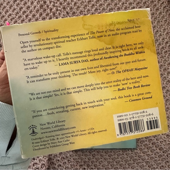 Eckhart Tolle THE POWER OF NOW 7-pc Compact Disc Set - Picture 4 of 5
